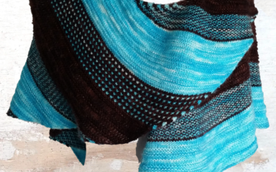 New Knitted Shawl Pattern Ride the Whirlwind